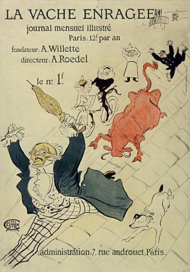 La Vache enragée Henri de Toulouse-Lautrec