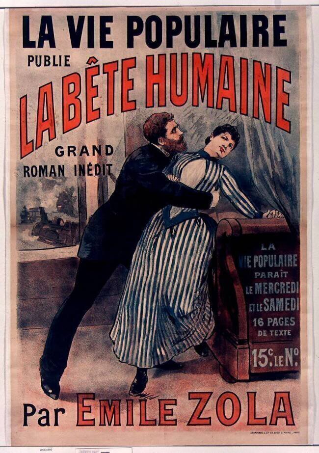 La Vie populaire publie La Bête humaine grand roman inédit par Emile Zola anonymous