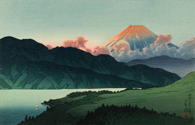 Lake Ashino Hasui Kawase