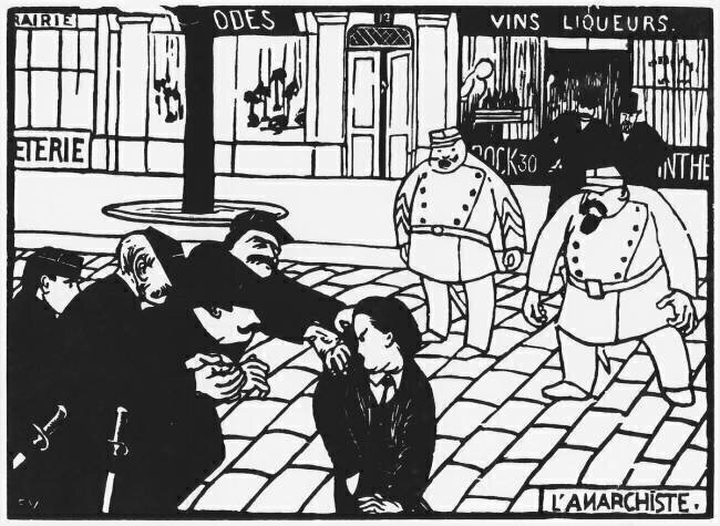 L'anarchiste Félix Vallotton
