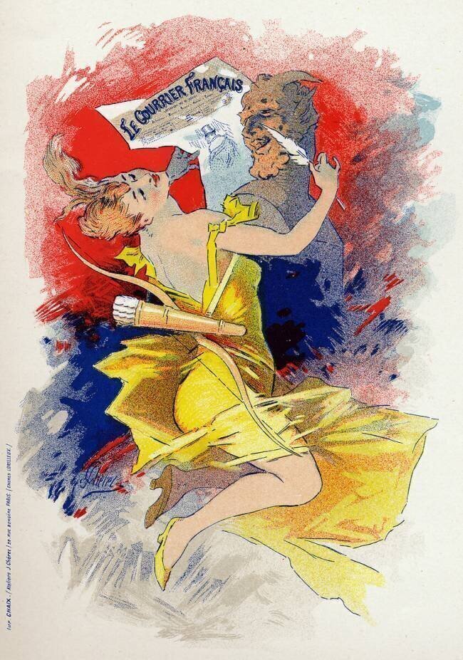 Le courrier français Jules Chéret
