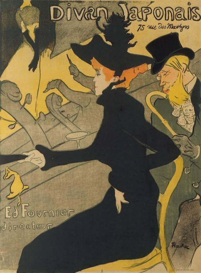 Le Divan japonais Henri de Toulouse-Lautrec