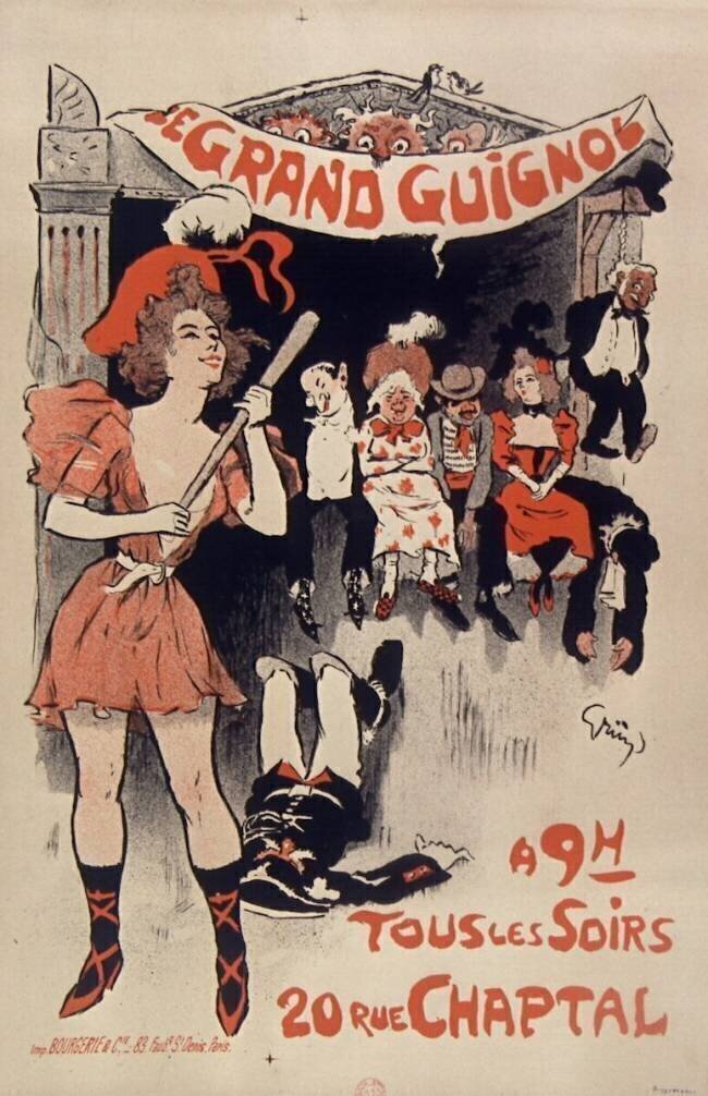 Le Grand guignol à 9h tous les soirs 20 rue Chaptal Jules Grün