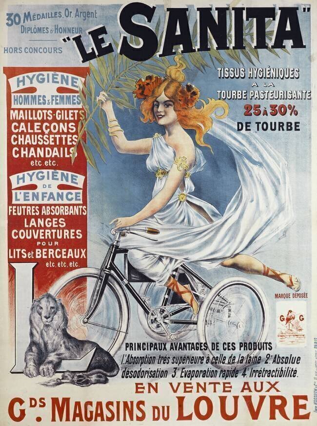 "Le Sanita", Hygienic Fabrics, on sale at the Grands Magasins du Louvre  anonymous