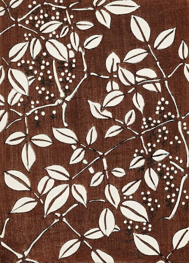 Leaf pattern Watanabe Seitei