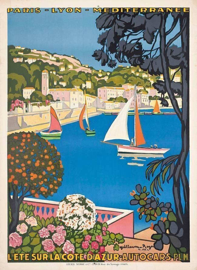 L'été sur la Côte d'Azur Guillaume Georges Roger
