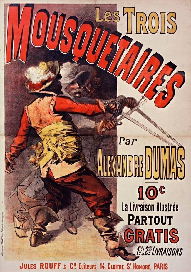 Les Trois mousquetaires par Alexandre Dumas  Jules Chéret