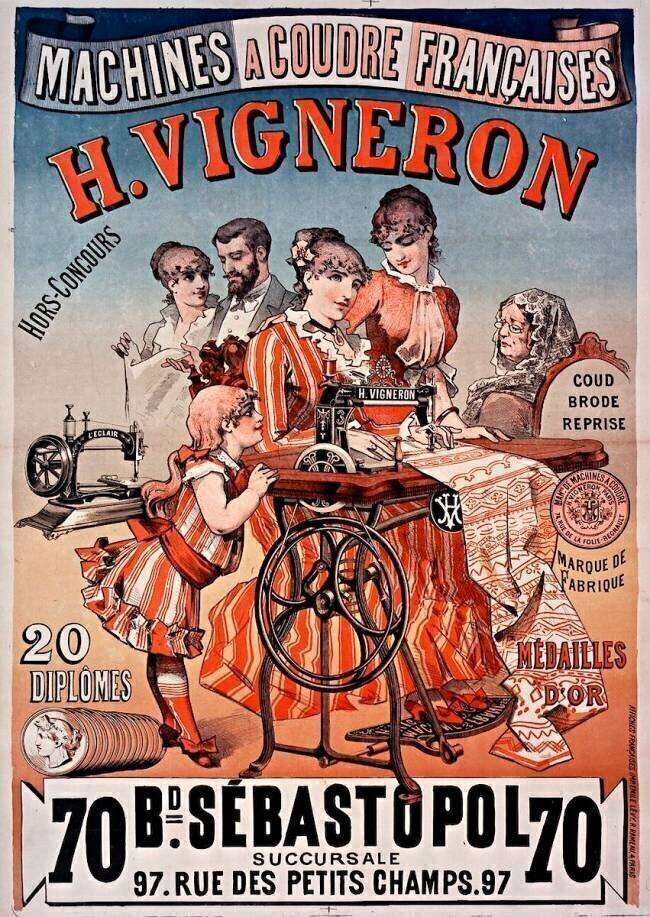 Machines à coudre françaises H. Vigneron anonymous