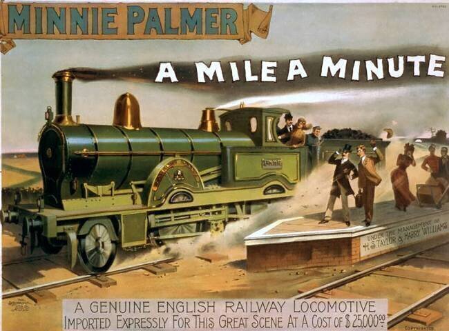 Minnie Palmer Locomotive  anonymous