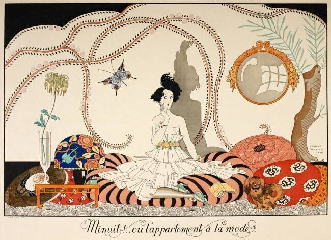 Minuit ou l'appartement à la mode George Barbier