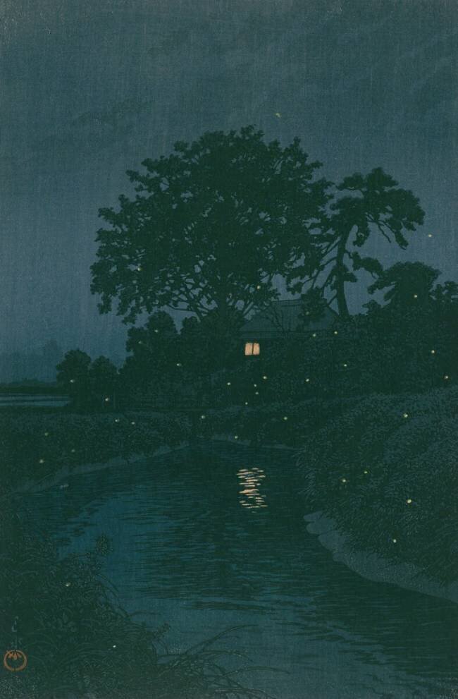 Minuma River at Ōmiya Hasui Kawase