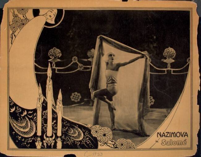 Nazimova in Salomé Aubrey Beardsley