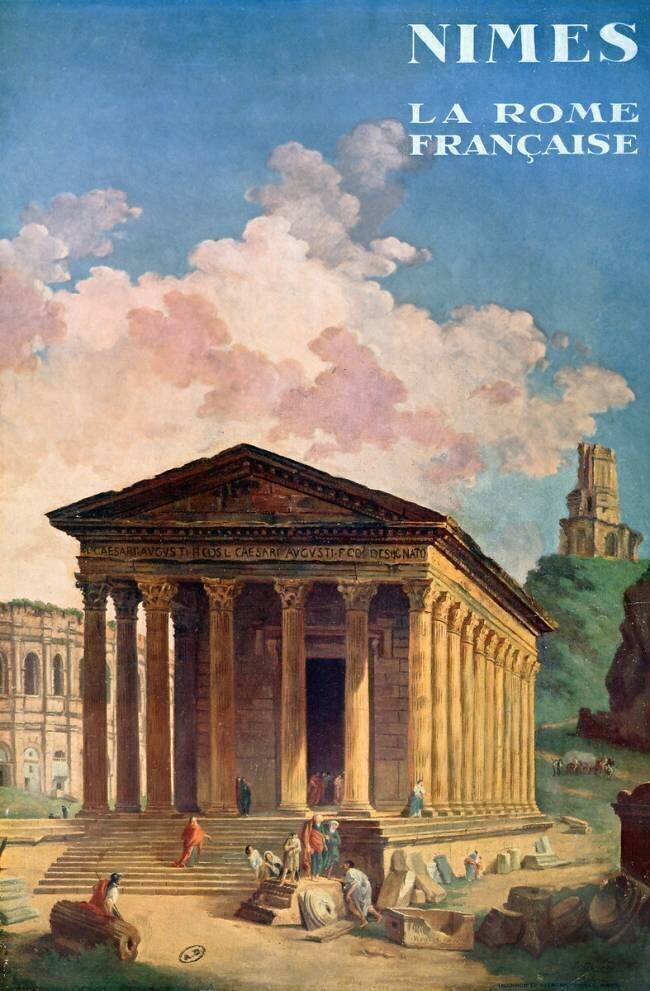 Nîmes Hubert Robert (after)