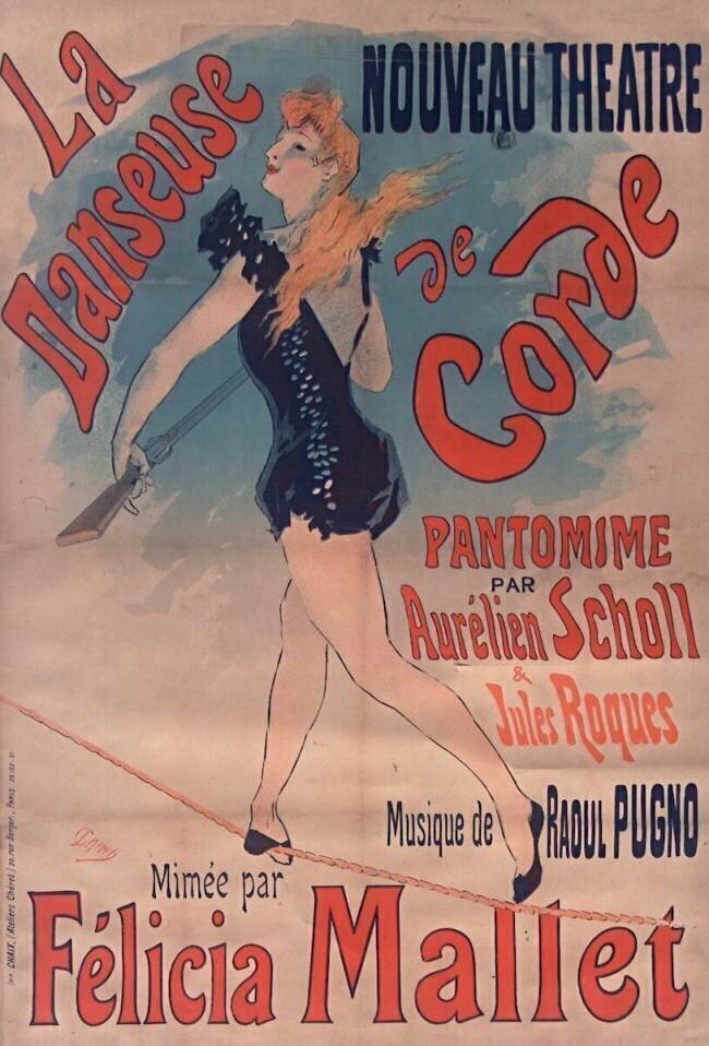 Nouveau Théâtre : La danseuse de corde Jules Chéret