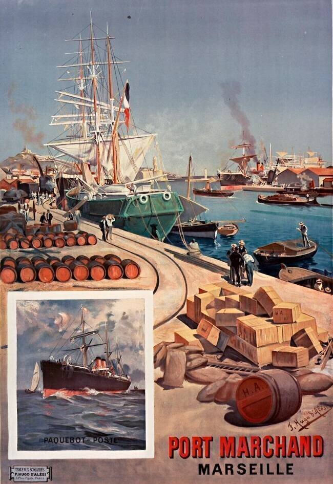 Port marchand. Marseille Hugo d'Alesi