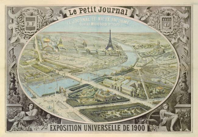 Poster published by 'Le Petit Journal' to advertise the Exposition Universelle in Paris French School