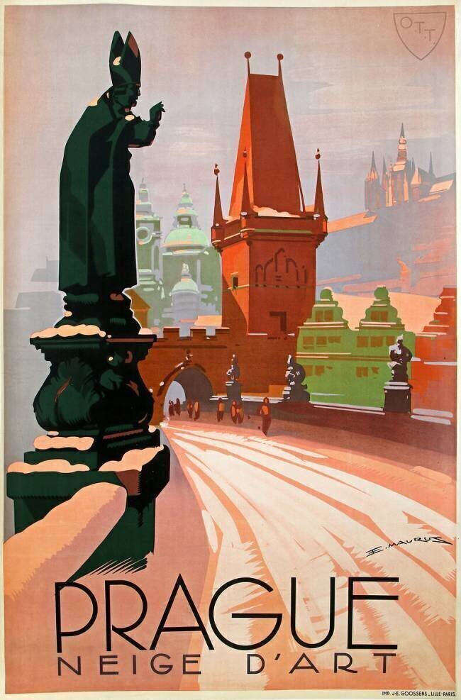 Prag, Karlsbrücke Edmond Maurus