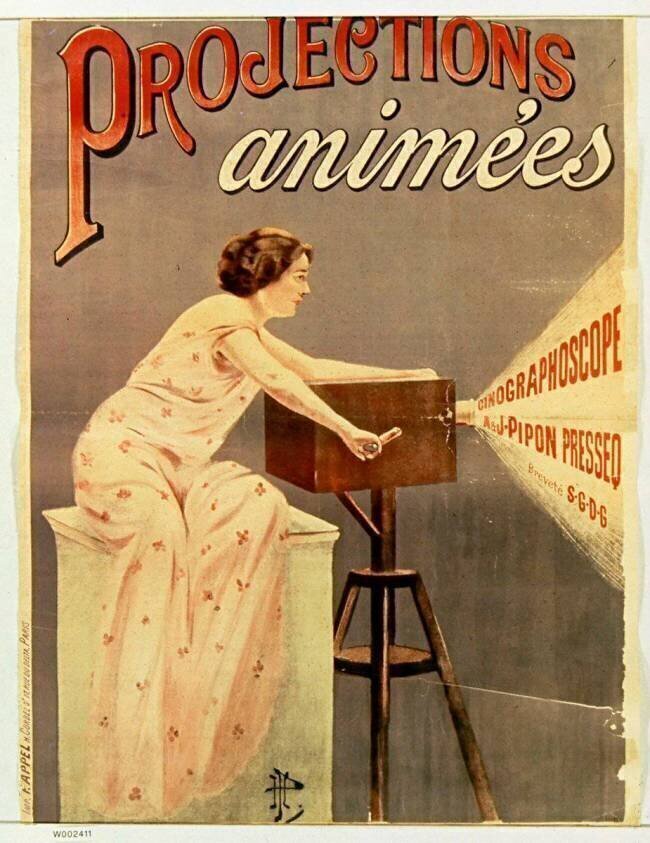 Projections animées Cinégraphoscope H.P.