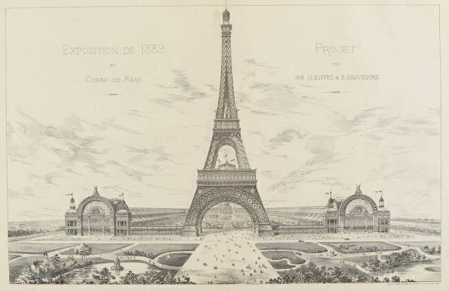 Projet pour l'Exposition Universelle de 1889 Gustave Eiffel