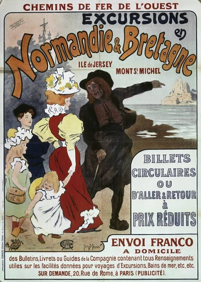 Reise, Excursions en Normandie & Bretagne Georges Meunier