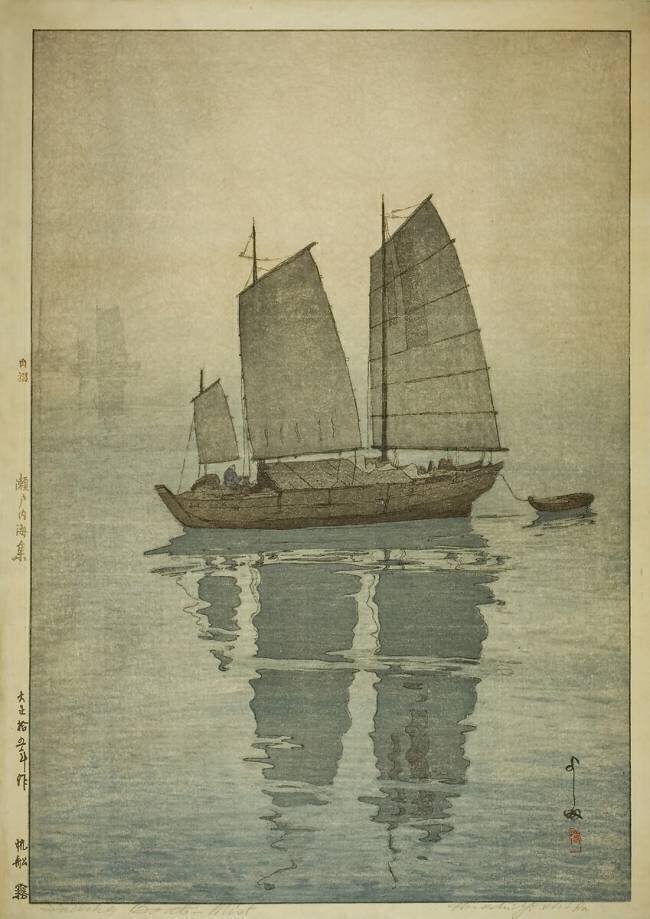 Sailing Boats : Fog Hiroshi Yoshida