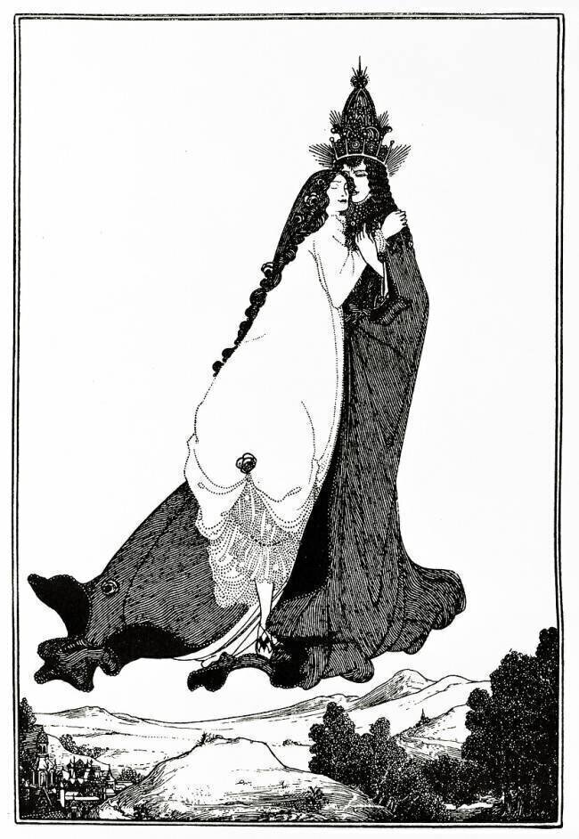 Sainte Rose de Lima Aubrey Beardsley