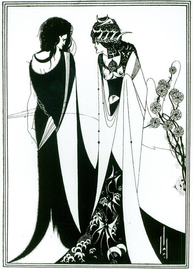 Salome with her mother Aubrey Beardsley