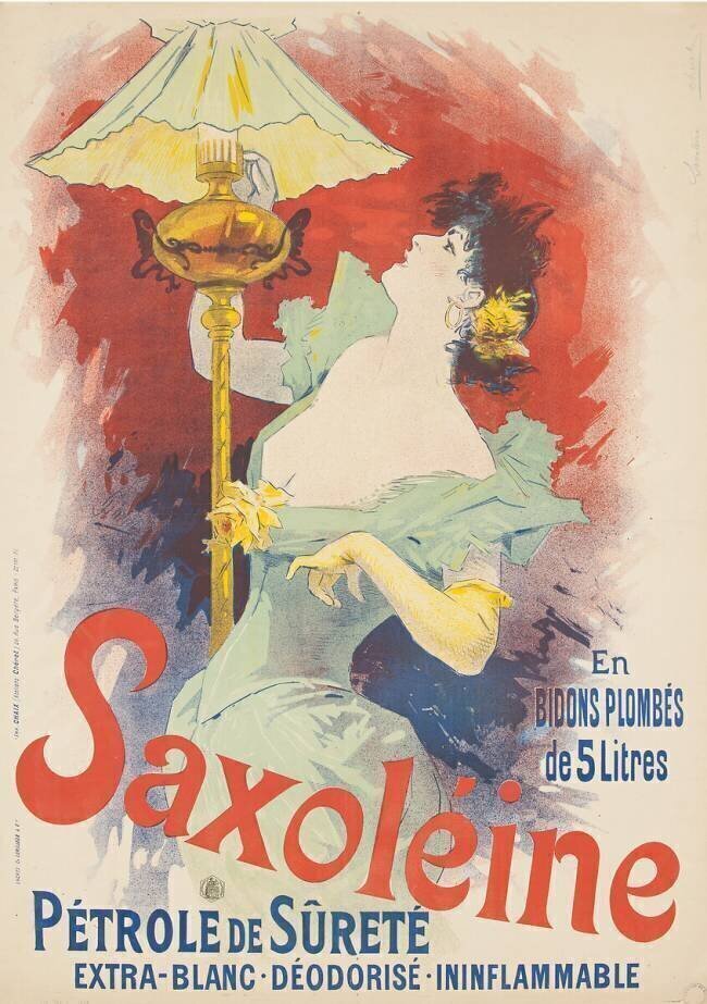 Saxoléïne en bidons plombés de 5 litres Jules Chéret