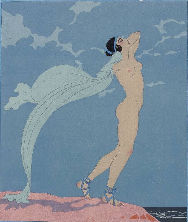 Scene, Bilitis Songs George Barbier