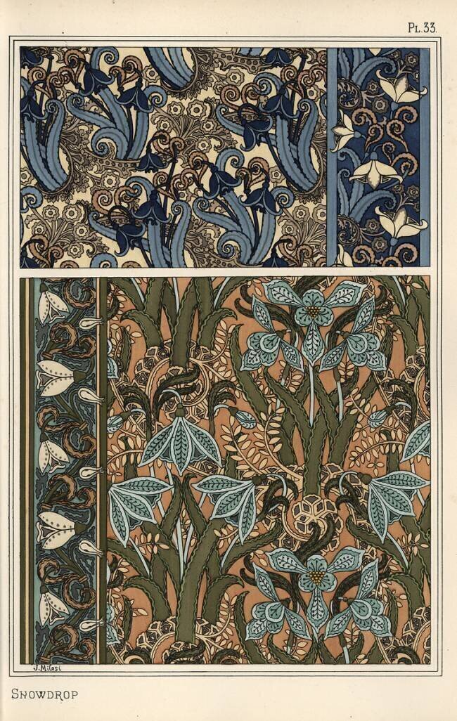 Snowdrop Eugène Grasset