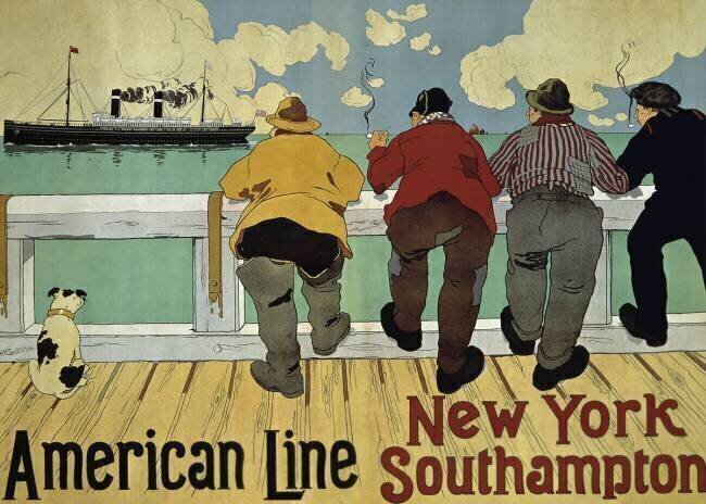 Société de navigation : American Line Henri Cassiers