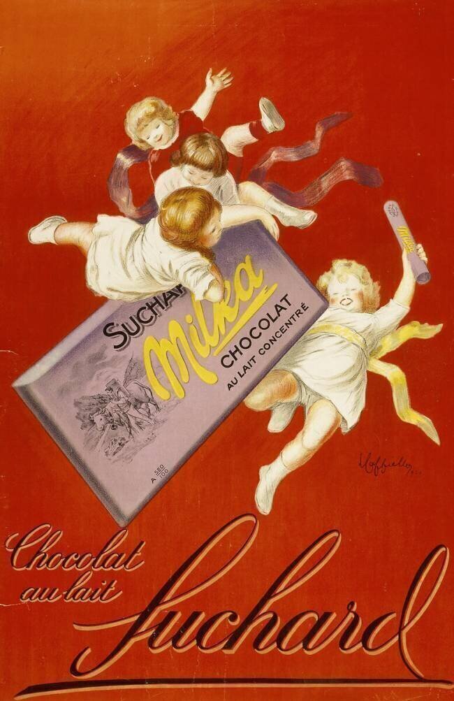 Suchard milk chocolate Leonetto Cappiello