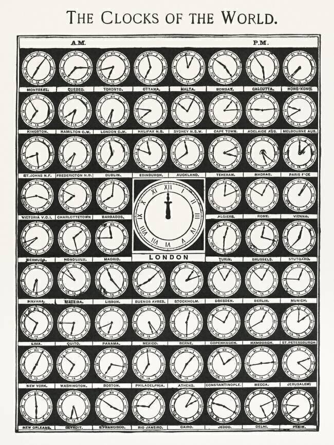 The Clocks of the World from Medicology  anonymous