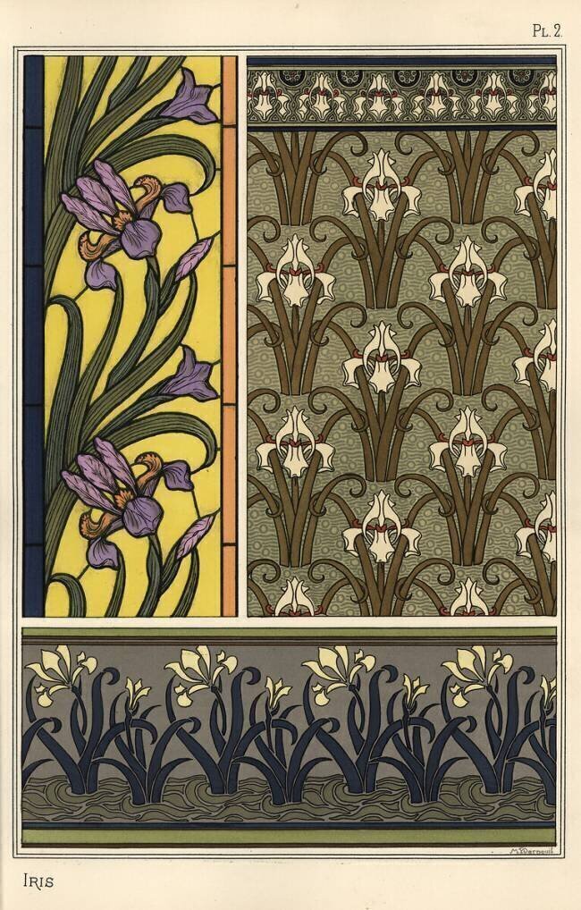 The iris Eugène Grasset