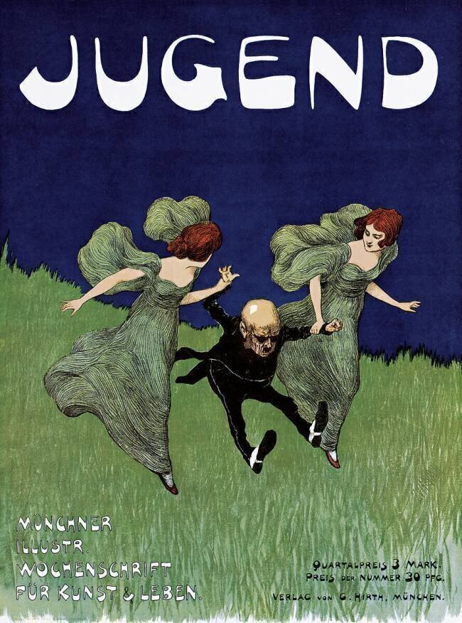 The 'Jugend' newspaper Ludwig von Zumbusch