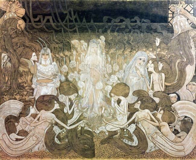 The three fiancees Jan Toorop