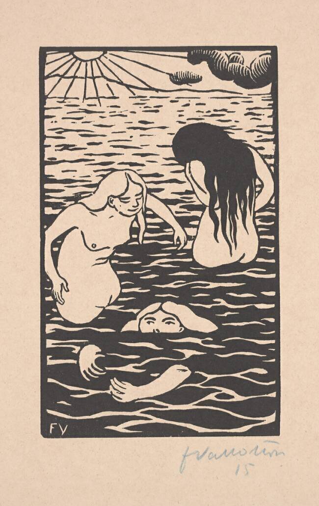 Three Bathers Félix Vallotton