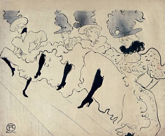 Troupe de Mademoiselle Eglantine Henri de Toulouse-Lautrec
