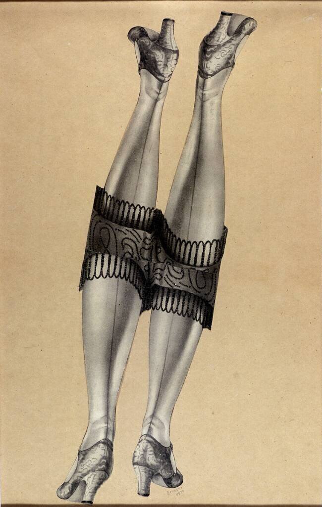 Two beautiful legs Jindrich Styrsky