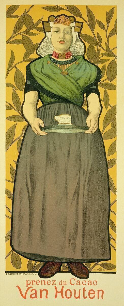 Van Houten Cocoa Adolphe Léon Willette