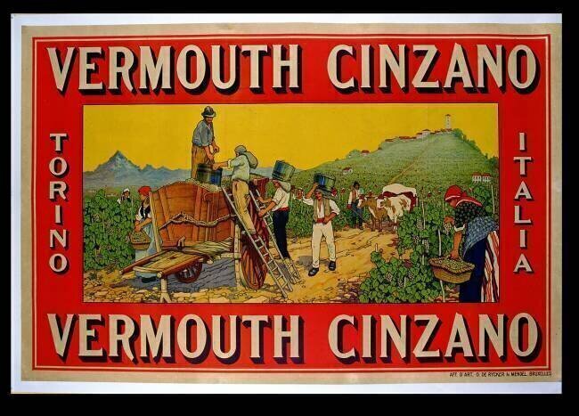 Vermouth Cinzano Henri Cassiers