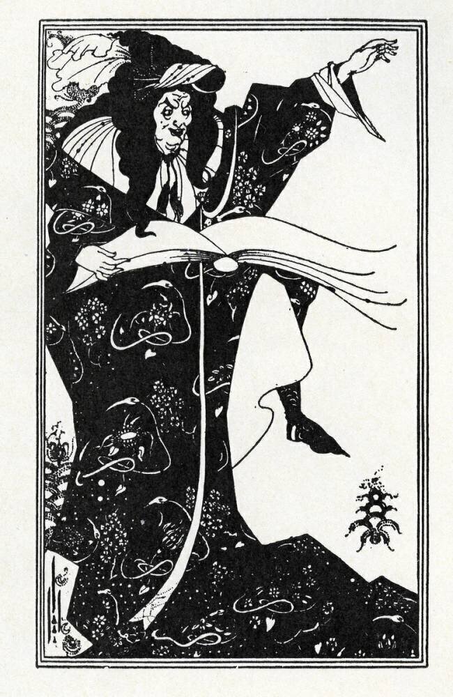 Virgilius le sorcier Aubrey Beardsley