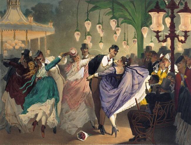 Waltz at the Bal Mabille Philippe Jacques Linder