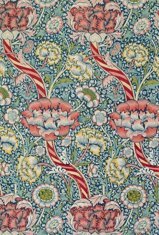 `Wandle` printed fabric William Morris