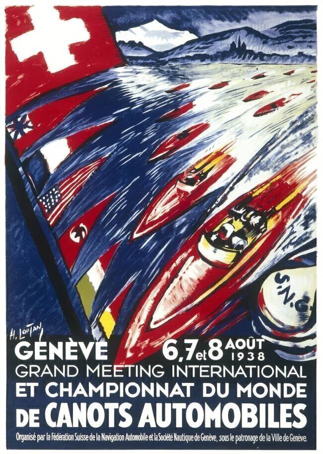 World Powerboat Championships in Geneva from 6 to 8 August 1938 anonymous