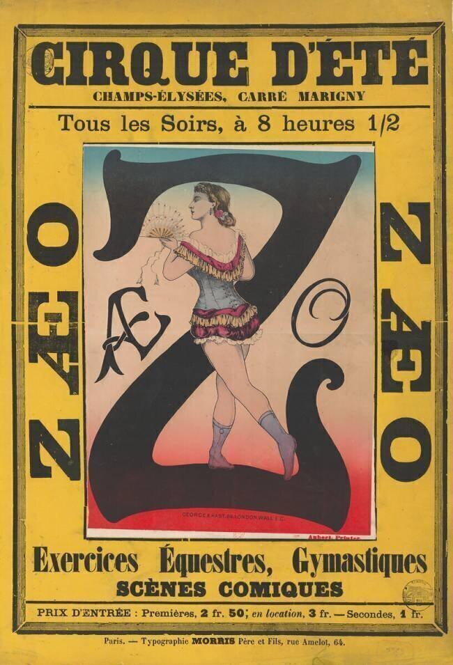 Zaeo, excercices équestres, gymnastiques, scènes comiques anonymous