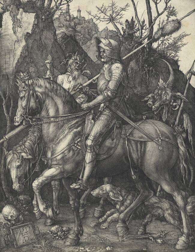 Knight Death and Devil Albrecht Dürer