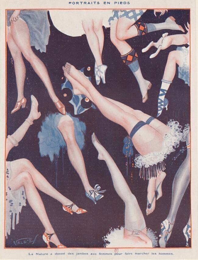 Full-length portraits: La Vie Parisienne Louis Denis-Valverane