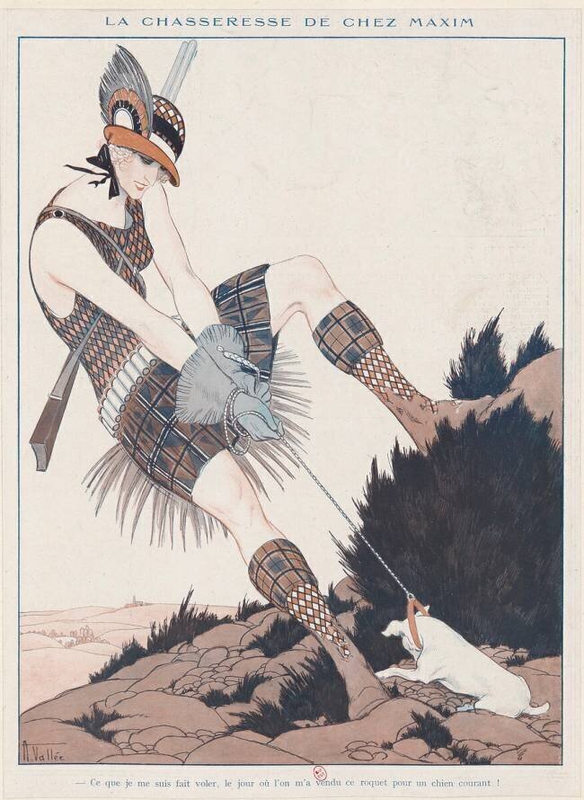 The huntress of Chez Maxim: La Vie Parisienne Louis Denis-Valverane