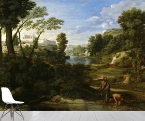 Diogène jetant son écuelle (Nicolas Poussin) - Muzeo.com